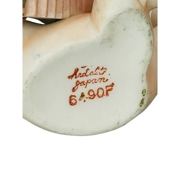 Ardalt #6490F 4" cute Kewpie doll, blue wings plays accordion - Picture 6 of 7